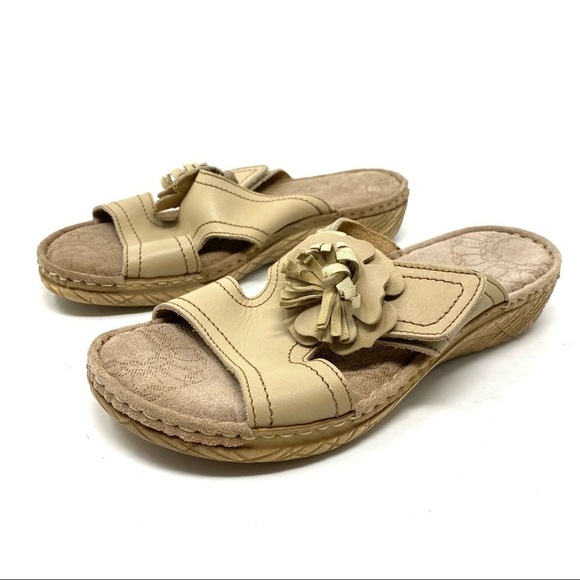 Fly Flot Celebrity slip on sandals beige - Picture 2 of 7